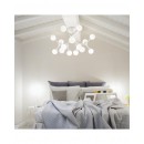 Ideal Lux 149622 mennyezetre szerelhető lámpa Nodino 9x15W | G9 - fehér