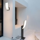 Italux OWL-61916-BK LED kültéri fali lámpa Natan | 15W LED | 1350lm | 3000K