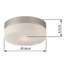 Globo 48401 mennyezeti lámpa Opal 1x60W | E27 - matt nikkel, opál