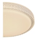 Globo 41749-22 LED mennyezeti lámpa Ovi 1x22W | 1600lm | 2700-4200-6500K - csillogó hatás, szabályozható, fehér, opál