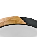 Italux PLF-13186-BK-WO LED mennyezetre szerelhető lámpa Nastro | 24W LED | 2400lm | 3000K