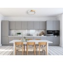 Italux PLF-13186-WH-WO LED mennyezetre szerelhető lámpa Nastro | 24W LED | 2400lm | 3000K
