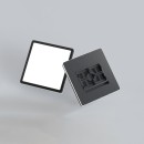 Italux PLF-39573-300S-28W-BL LED mennyezetre szerelhető lámpa Aleria | 28W integrált LED forrás | 3000lm | 2800+4000+6000K