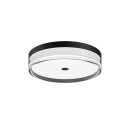 Italux PLF-64536-S-BK LED mennyezetre szerelhető lámpa Molino | 24W LED | 2640lm | 2000K