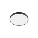 Italux PLF-75689-BK-3K LED mennyezeti lámpák Riberio | 30W integrált LED forrás | 3000K