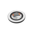 Italux PLF-75689-BK-3K LED mennyezeti lámpák Riberio | 30W integrált LED forrás | 3000K