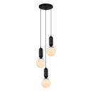 Italux PND-02340-3S-BK mennyezeti függőlámpa Aldeva E27