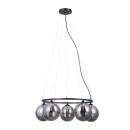 Italux PND-1098-5R-BK mennyezeti függőlámpa Molite G9