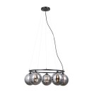 Italux PND-1098-5R-BK mennyezeti függőlámpa Molite G9