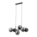 Italux PND-1098-6-BK mennyezeti függőlámpa Molite E14