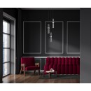 Italux PND-14290-3-GR mennyezeti függőlámpa Isidora GU10