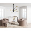 Italux PND-16374-8-BK-GD-3K Remdal integrált LED forrás | 2700 lm