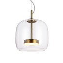 Italux PND-17760A-BRSS-CL LED mennyezeti függőlámpa Caste | 10W LED | 850lm | 3000K