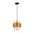 Italux PND-22132-1S-GD-AMB mennyezeti függőlámpa Vinoti E27