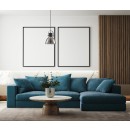 Italux PND-22371-1-BK+SG mennyezeti függőlámpa Darlena E27