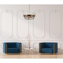 Italux PND-22450-5A-HBR mennyezeti függőlámpa Altoya | 5x40W E14