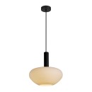 Italux PND-23541A-1-BK-OP mennyezeti függőlámpa Gater E27