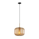 Italux PND-26476-1-BRO-AMB mennyezeti függőlámpa Gavino E27