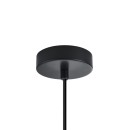 Italux PND-30084-1-BK-SG mennyezeti függőlámpa Stabla | 40W E27 | fekete | füstös