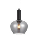 Italux PND-30084-3-BK-SG mennyezeti függőlámpa Stabla | 40W E27 | fekete | füstös