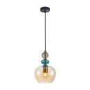 Italux PND-30263-1A-BRO-AMB mennyezeti függőlámpa Busco E27