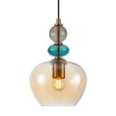 Italux PND-30263-1A-BRO-AMB mennyezeti függőlámpa Busco E27