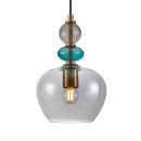 Italux PND-30263-1A-BRO-SG mennyezeti függőlámpa Busco E27