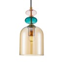 Italux PND-30263-1B-BRO-AMB mennyezeti függőlámpa Busco E27