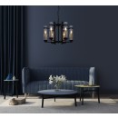 Italux PND-31186-6A-BL mennyezeti függőlámpa Aspen E14