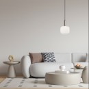 Italux PND-31981-1S-SC-WH mennyezeti függőlámpa Penzi | 40W E27 | ezüst