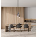 Italux 5906630852260 LED mennyezeti függőlámpa Evans | 22W integrált LED forrás | 3000K | aranyszínű | opál