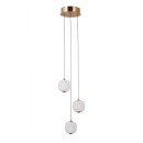 Italux PND-34362-3-HBR-OPAL LED mennyezeti függőlámpa Ganti | 8W LED | 865lm | 3000K