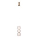 Italux PND-34362-3V-HBR-OPAL LED mennyezeti függőlámpa Ganti | 8W LED | 865lm | 3000K