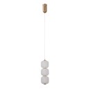 Italux PND-34362-3V-HBR-OPAL LED mennyezeti függőlámpa Ganti | 8W LED | 865lm | 3000K