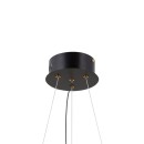 Italux PND-34374-6-BK LED mennyezeti függőlámpa Montiela | 30W LED | 1544lm | 3000K