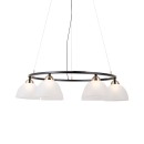 Italux PND-34374-6-BK LED mennyezeti függőlámpa Montiela | 30W LED | 1544lm | 3000K