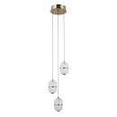Italux PND-34375-3-HBR LED mennyezeti függőlámpa Alani | 15W LED | 1170lm | 3000K