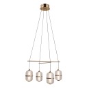Italux PND-34375-4-HBR LED mennyezeti függőlámpa Alani | 24W LED | 1931lm | 3000K