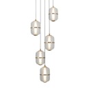Italux PND-34375-5-BK LED mennyezeti függőlámpa Alani | 28W LED | 2184lm | 3000K