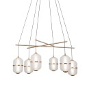 Italux PND-34375-6-BK LED mennyezeti függőlámpa Alani | 32W LED | 2496lm | 3000K