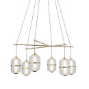 Italux PND-34375-6-HBR LED mennyezeti függőlámpa Alani | 32W LED | 2496lm | 3000K