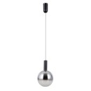 Italux PND-34378-1M-BK LED mennyezeti függőlámpa Strela | 5W LED | 457lm | 3000K