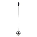 Italux PND-34378-1S-BK LED mennyezeti függőlámpa Strela | 5W LED | 459lm | 3000K