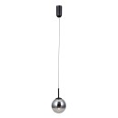 Italux PND-34381-1-BK LED mennyezeti függőlámpa Velada | 5W LED | 203lm | 3000K