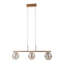 Italux PND-34381-3-HBR LED mennyezeti függőlámpa Velada | 15W LED | 610lm | 3000K