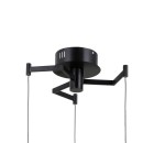 Italux PND-34395-3-BK LED mennyezeti függőlámpa Fuente | 15W LED | 1108lm | 3000K