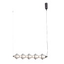 Italux PND-34395-5-BK LED mennyezeti függőlámpa Fuente | 25W LED | 1576lm | 3000K