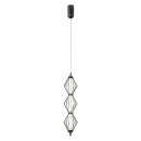 Italux PND-34403-3V-BK LED mennyezeti függőlámpa Sevil | 15W LED | 1068lm | 3000K