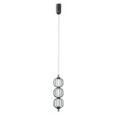 Italux PND-34405-3V-BK LED mennyezeti függőlámpa Pedro | 12W LED | 764lm | 3000K