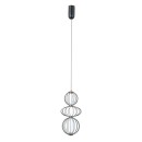 Italux PND-344221-3V-BK LED mennyezeti függőlámpa Rabel | 10W LED | 713lm | 3000K